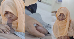 Hijabi Wife Giving – Blowjob To Lover , And Talking