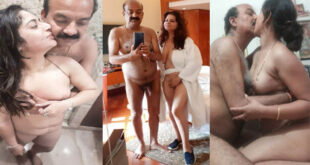 Uncle Bathing and Enjoying – With Sexy Babe In Hotel