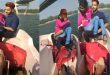 Girlfriend Kissing With Boyfriend In Boating