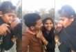 Boyfriend Kissing Girlfriend Outdoor