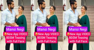 Mansi Negi Famous Instagram – Model Most Requested New – App Video BD$M Teasing With Full Face
